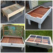 Round beige wood coffee table/straw tea table/brown wood dinning table/tatami table/bay window table wedding giftchristmas gifts auccra. Diy Wood Pallet Window Coffee Table Crafty Morning