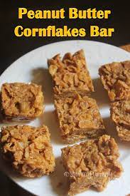 Peanut Butter Corn Flakes Bars Recipe 3 Ingredient Peanut Butter Bars Recipe Cereal Bars Healthy Healthy School Snacks Peanut Butter Corn Flake Bars