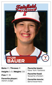 Fairfield American Baseball Cards 2017