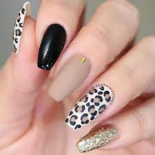 Neutral Cheetah Leopard Nail Art Happy Beginning Of This Week All Opi Polishes Leopard Nails Animal Print Nails Art Animal Nails