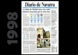 8/12/1998, formato fecha uk 12/8/1998. Hemeroteca Visual Del Veintisiete De Agosto Diario De Navarra