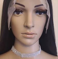 Lace Front Wigs Natural Black Color Middle Part 180% Density For Women