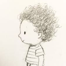Quicksketch Boy Have A Great Weekend Black And White Art Drawing Illustration Art Drawing Cute Drawings