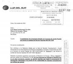 Jun 22, 2021 · la empresa enel informó que desde este miércoles 23 de junio hasta el viernes habrá corte de luz en varios distritos de lima y callao. Luz Del Sur Se Impacienta Y Envia Multiples Cartas Al Ejecutivo Pidiendo Cumpla Sentencia Judicial Energiminas