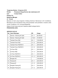 Bagi kamu yang ingin mencoba membuat surat penawaran atau bahkan memulai kerja sama dengan perusahaan sebenarnya cukup mudah. Surat Penawaran Service Ac By Rahmat Hid