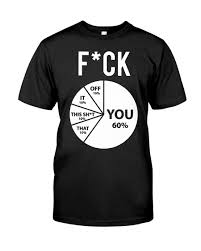 funny pie chart shirt