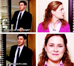 And That Making The First Move Pays Off The Office Show The Office Office Jokes