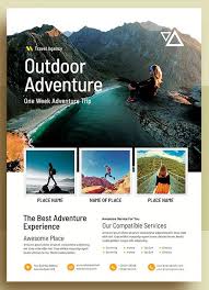 See more of adventure outdoors on facebook. Outdoor Adventure Flyer Template V 2 By Htmlguru On Envato Elements Outdoor Adventure Graphic Design Flyer Travel Poster Design