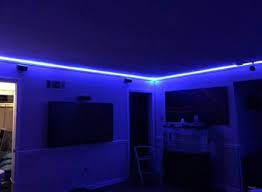 Modern technology allows you to use more flexible strips and recessed lighting, all with energy efficient properties. Blue Led Lights In A Room Novocom Top