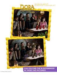 Dora and the lost city of gold is a dora the explorer movie. Dora Fun Activities For Kids Lost City Of Gold Activity Sheets For Kids Dora