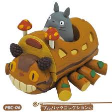 I found the plush catbus and found a mini totoro inside, and i knew immediately it would be the perfect first date. Pbc 06 Pullback Collection My Neighbor Totoro Totoro S Handmade Cat Bus Up Next