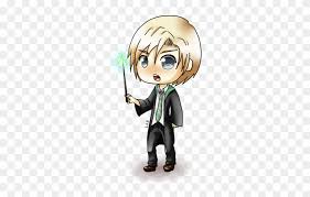Draco lucius malfoy is a fictional character in j. Chibi Draco Malfoy By Linkinounet62 Cartoon Free Transparent Png Clipart Images Download
