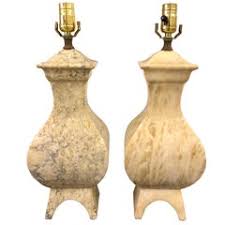 Vintage marble lamps for sale. Italian Marble Lamps 982 For Sale On 1stdibs