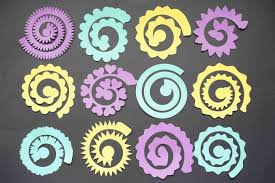 3 sheets of 12x12 robin's egg cardstock. 12 Free Rolled Flower Svg Templates Free Paper Flower Templates Rolled Paper Flowers Paper Flower Templates Free Printable