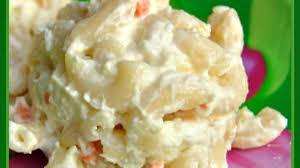 Using a fine mesh sieve, scrape the hard boiled eggs through the sieve and into the bowl of pasta. Make A Hawaiian Plate Lunch Style Macaroni Salad Delishably