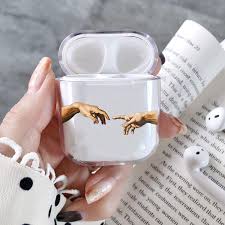 The Creation Of Adam Case Art Hands Airpods Case Covers For Etsy Acessorios Iphone Capas Legais Para Celular Fones De Ouvido Sem Fio