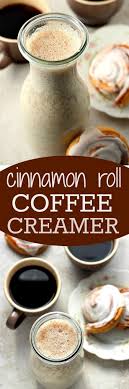Homemade Cinnamon Roll Coffee Creamer