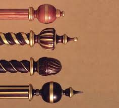 Wood Poles Finials Traditional Collection By H H Wooden Curtain Poles Finials Finials For Curtain Rods