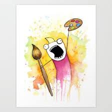 Watercolor All The Things Meme Paint Funny Colorful Geek Br Br Www Olechkadesign Com Art Prints Paintings Art Prints Art