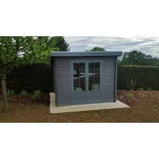 1 abri de jardin bois : Abri De Jardin Composite 3x3 Toit Plat Contemporain Ab3x3pyaw001