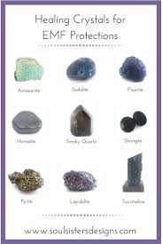 Healing Crystals For Emf Protection Crystals Crystal Healing Energy Crystals