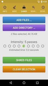 As usual, the application lets you carry out this check on any network, but it's recommended to use it exclusively on your own. Andro Shredder For Android Apk Download