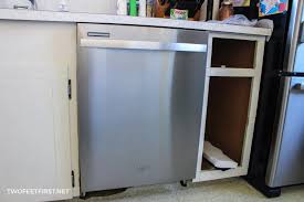 adding a dishwasher to existing cabinets