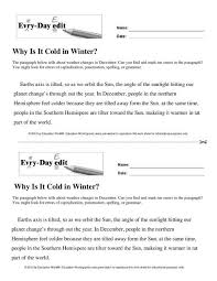 Education World Every Day Edit Why Is It Cold In Winter Education World Day Language Skills