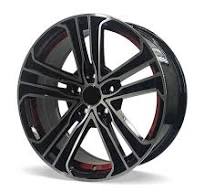 New Design 16 17 Inch 5 Holes Aluminum Alloy Wheel Car Rim for Racing