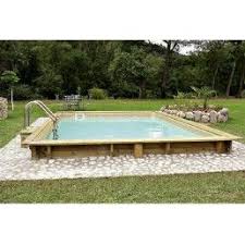 Piscine Tamara 600x400 De La Marque Legnoluce Volume 21m3 Structure En Bois Pin De Russie 45 Mm Madrier Feutre Geotextile Echelle Bois Geotextile