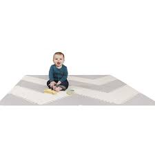 Wunderschone Puzzlematte Spielmatte Playspot Geo Grau Creme Von Skip Hop Kids Rugs Kids Room Floor Safe