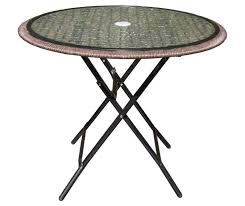34 Resin Wicker Folding Round Glass Top Bistro Table At Big Lots Resin Patio Furniture Clearance Patio Furniture Diy Outdoor Furniture
