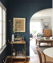 Blue Room With Bar Cart Living Room Decor Apartment Home Living Room Green