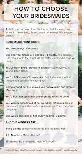 How To Choose Your Bridesmaids A Handy Point System For Brides Wedpics Blog Future Wedding Plans Dream Wedding Wedding Tips