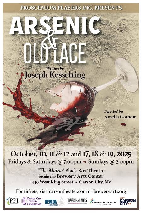 PPI presents: Arsenic & Old Lace | Saturday | October 18th 2025 - Brewery  Arts Center