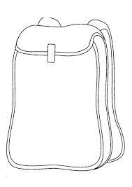 #school supplies #pencil #clay playpencil, eraser, magnifier, backpack~~thanks for watching! Coloring Pages School Bag Ccloring Page