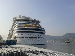 Aft Of The Beautiful Costa Diadema At The La Spezia Port In Italy The Latest Addition To The Costa Fleet Costa Cruise Ships Costa Cruises La Spezia