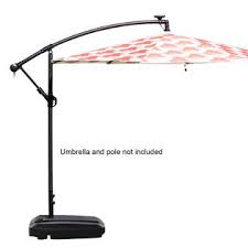 Are patio umbrella stands universal. Goplus Op3510 60l Universal Offset Patio Umbrella Base Plastic Weighted Fill Water Sand Wheel