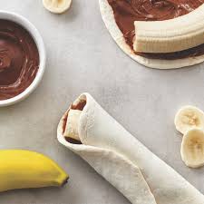 Easy Banana Nutella Crepe Made W Egglife In 2020 Banana Nutella Crepes Delicious Healthy Recipes Banana Nutella