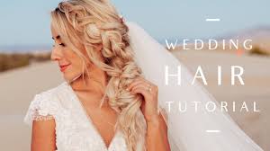 37 wedding hairstyles for short hair. My Wedding Hair Tutorial Beautiful Side Braid Youtube