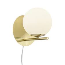 Shop with afterpay on eligible items. Art Deco Wall Lamp Gold With Opal Glass Flore Lampandlight