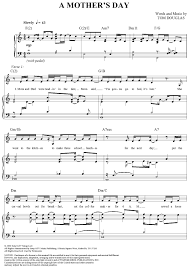 A Mother S Day Sheet Music Digital Sheet Music Printable Sheet Music