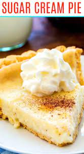 Sugar Cream Pie Spicy Southern Kitchen Recipe Sugar Cream Pie Easy Pie Recipes Christmas Food Desserts