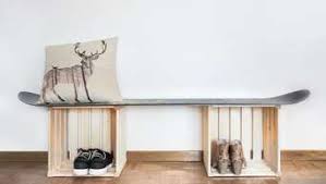 Aus altem bett wird sitzbank. Aus Altem Snowboard Mobel Bauen Wohnen