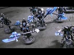 Necrons In Black Blue Table Painting Painted Table Blue Table Painting