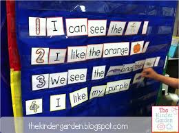 sight word sentence pocket chart activities sight word