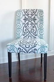 Kathy ireland santa barbara stretch dining room chair slipcover reg. Diy Dining Chair Slipcovers From A Tablecloth