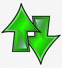 Ups And Downs Arrow - Free Transparent PNG Clipart Images Download