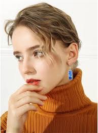 اقراط انيقة وابداعية من ميجو ستور للنساء والفتيات بتصميم فن تجريدي فريد من  نوعه من المعدن بتصميم فان جوخ، من سوانشن ام جي: اشتري اون لاين بأفضل  الاسعار في السعودية