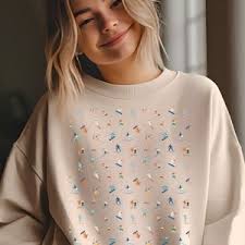 Ski Sweatshirt, Vintage Ski Sweatshirt, Ski Sweater, Mountain Sweatshirt  Women, Ski Crewneck, Winter Sweatshirt, Sweatshirt for Women Skiing